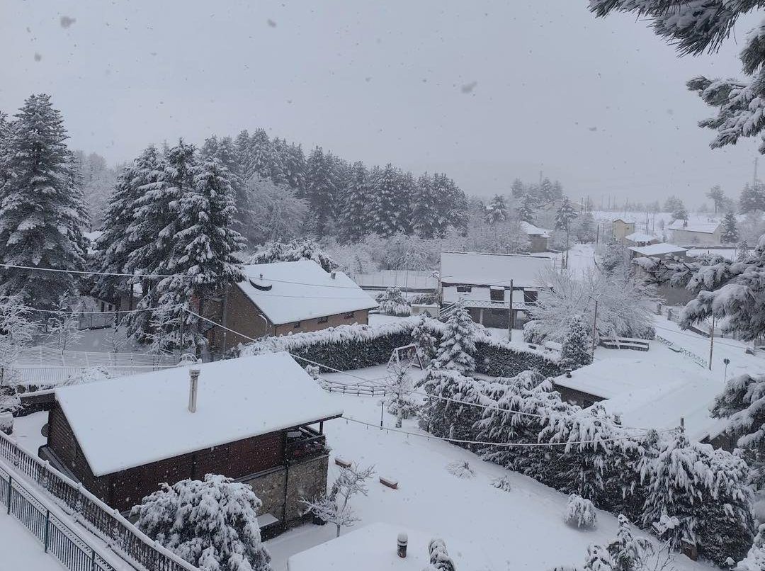 Colpo di coda dell’inverno, i monti calabresi si risvegliano sotto la neve – FOTO