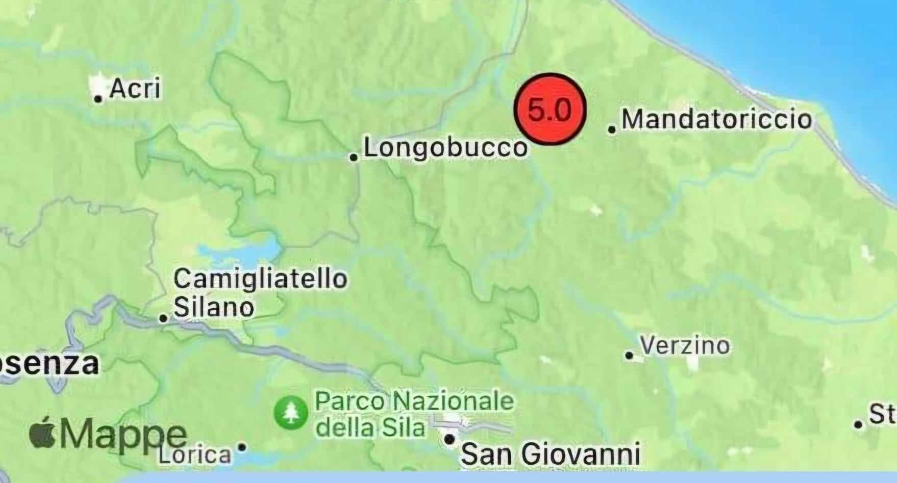 «Se il terremoto fosse stato a una profondità minore avrebbe provocato danni notevoli»