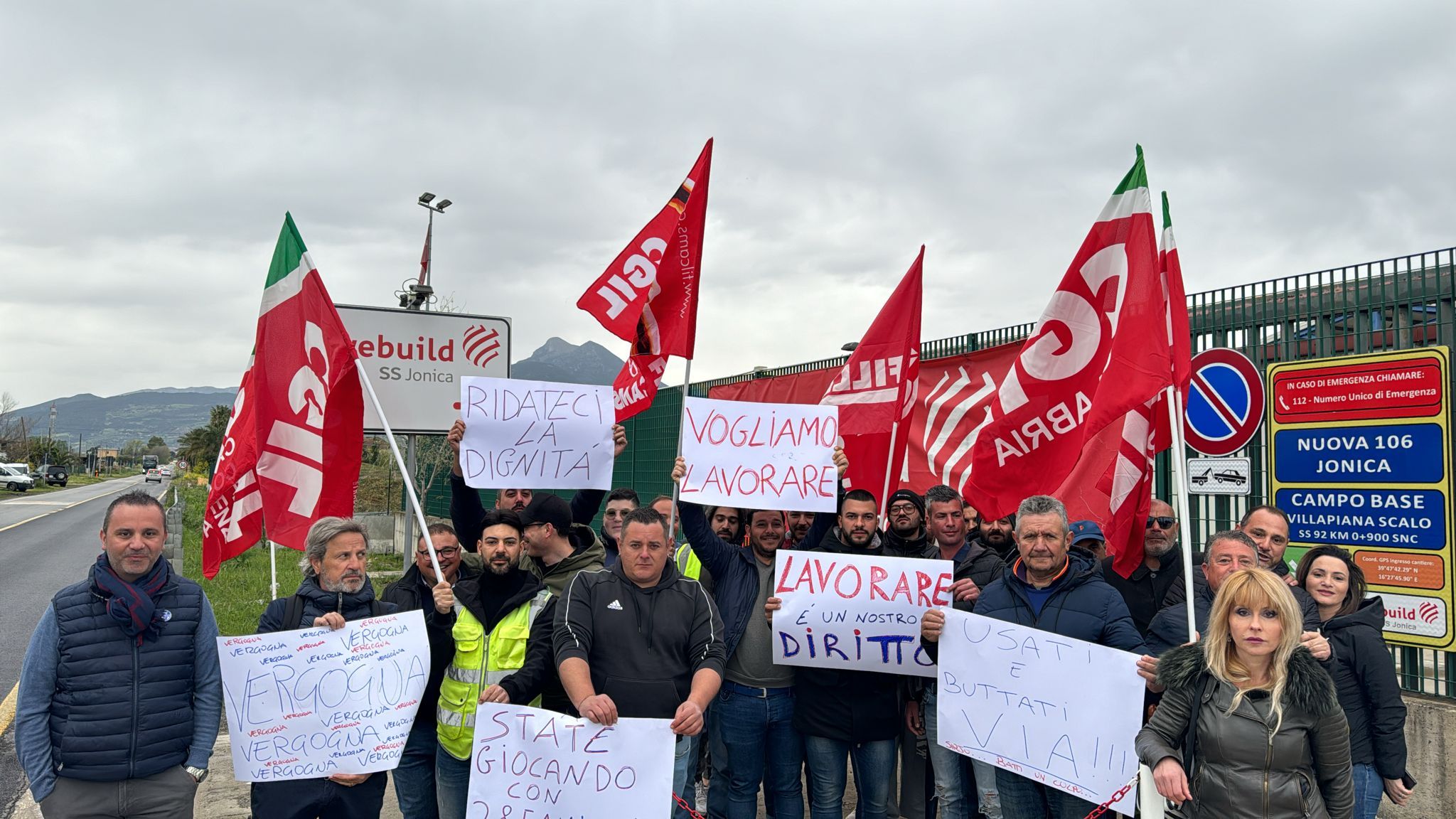 Terzo Megalotto Sibari-Roseto, 28 lavoratori costretti a trasferirsi (senza garanzie)