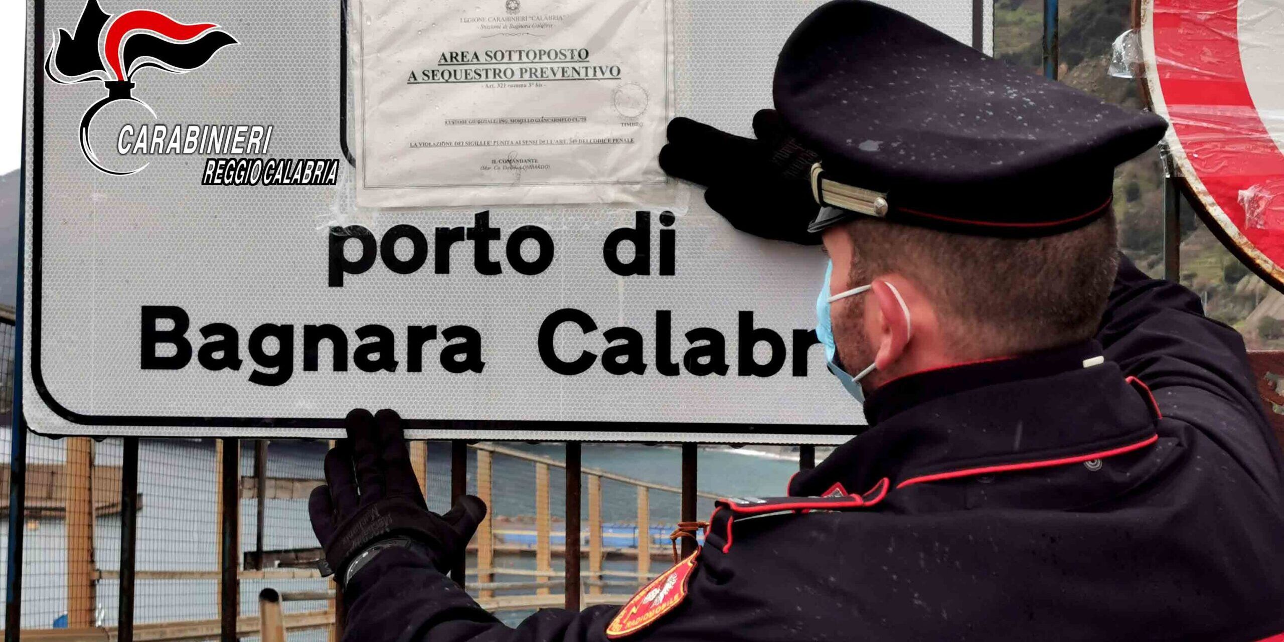 Rifiuti in mare e attività di cantiere navale non autorizzate, sequestrato il porto di Bagnara – VIDEO E FOTO