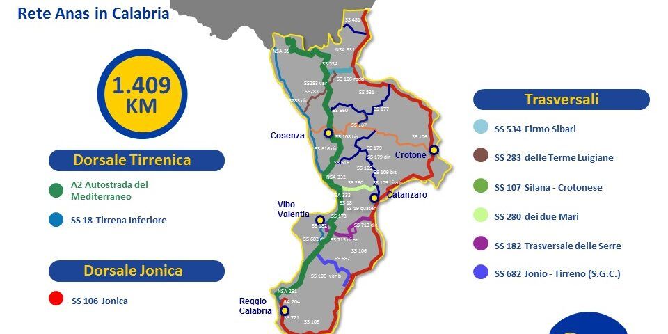 La Statale 106 diventa (finalmente) una priorità per il governo: l’opera inserita nell’allegato Infrastrutture del Def
