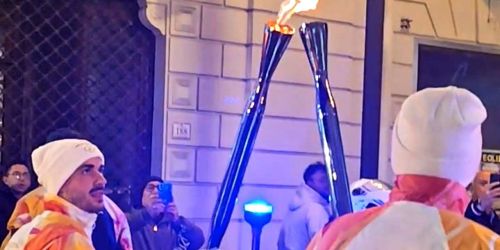 fiamma olimpica reggio