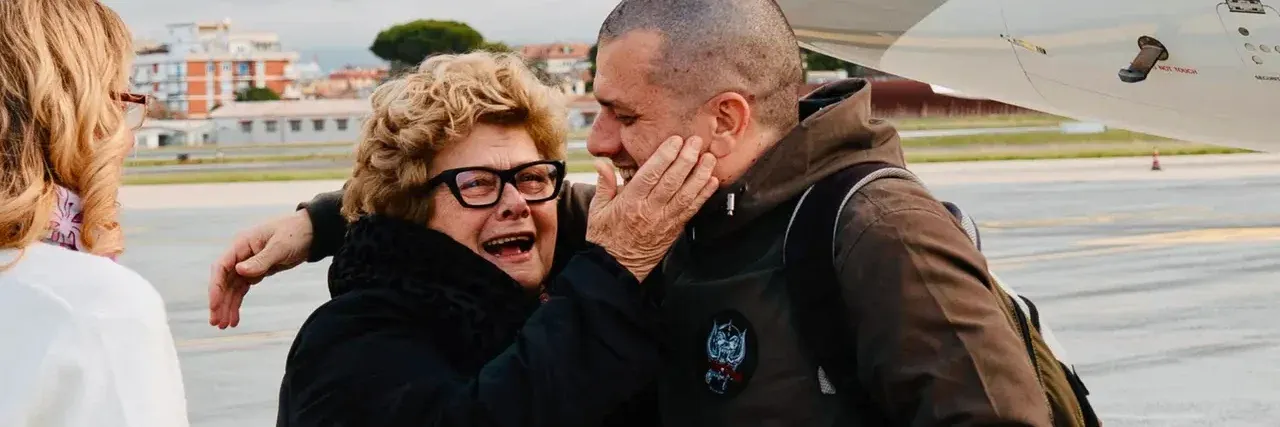 Atterrato a Ciampino l’aereo con Trentini e Burlò