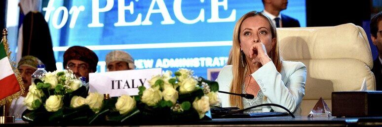 Meloni: «La soluzione corretta è due Stati»