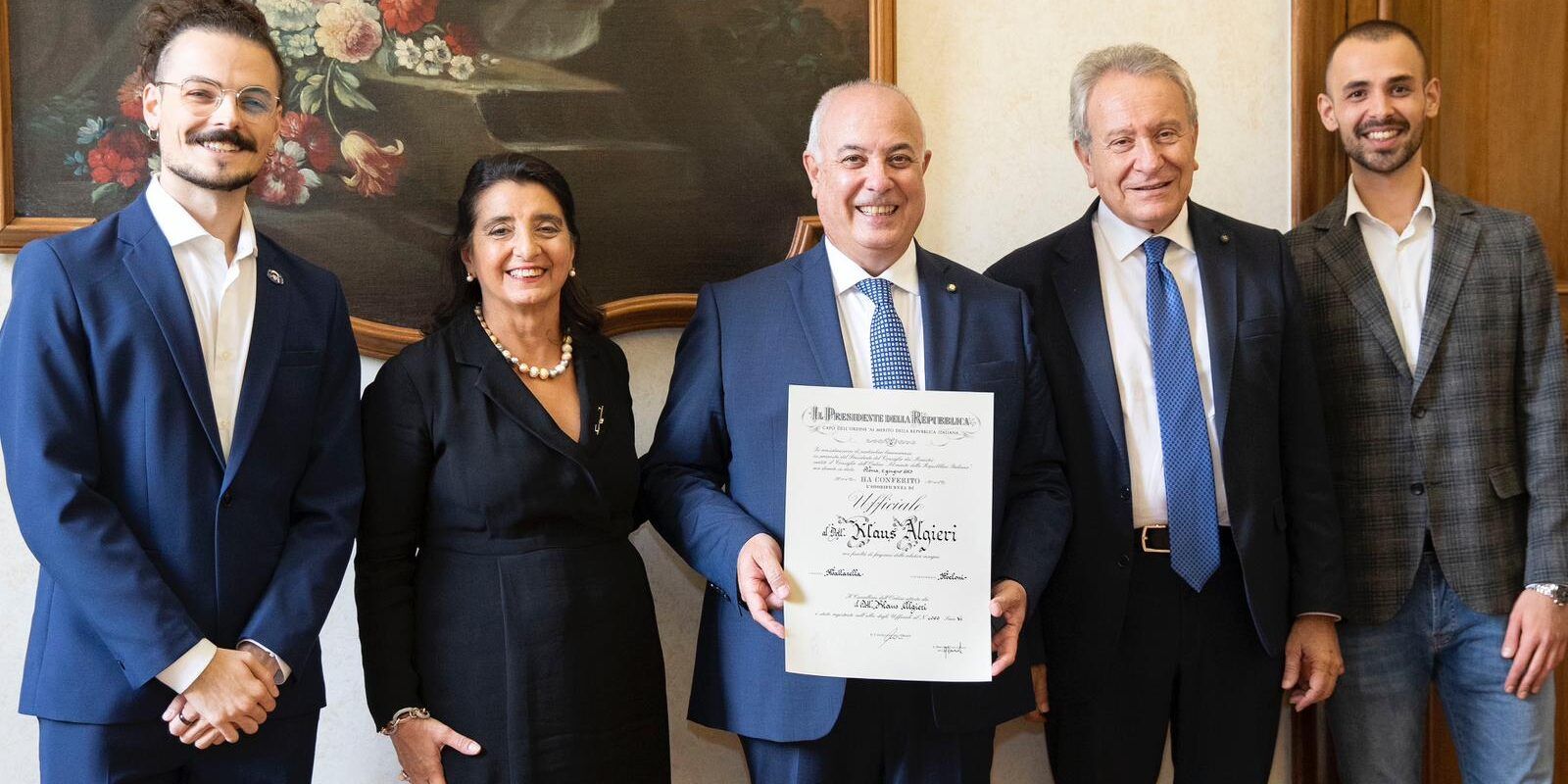 A Klaus Algieri il conferimento di Ufficiale dell’Ordine al merito della Repubblica italiana