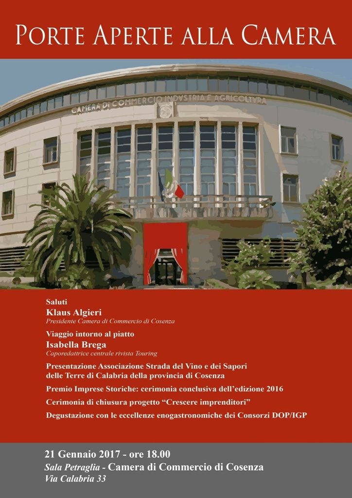 "Porte Aperte" alla Camera di Commercio di Cosenza