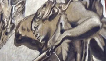 Rimosso il volto di Giorgia Meloni dal dipinto restaurato