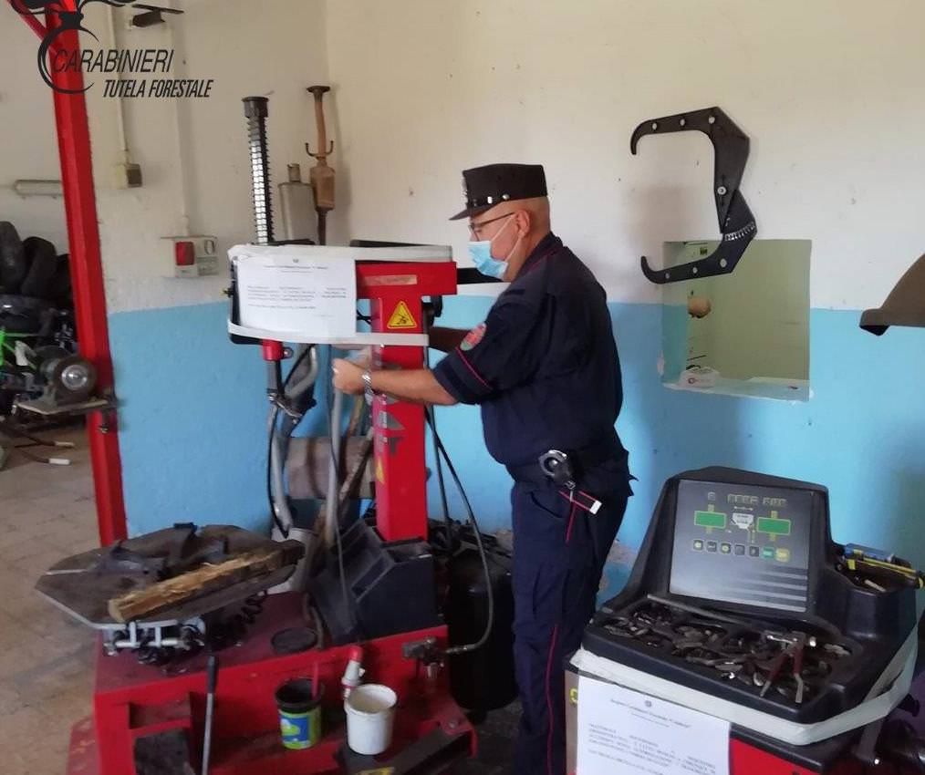 Officina sequestrata a San Nicola Arcella
