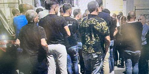 foto klaus davi tumulazione boss papalia