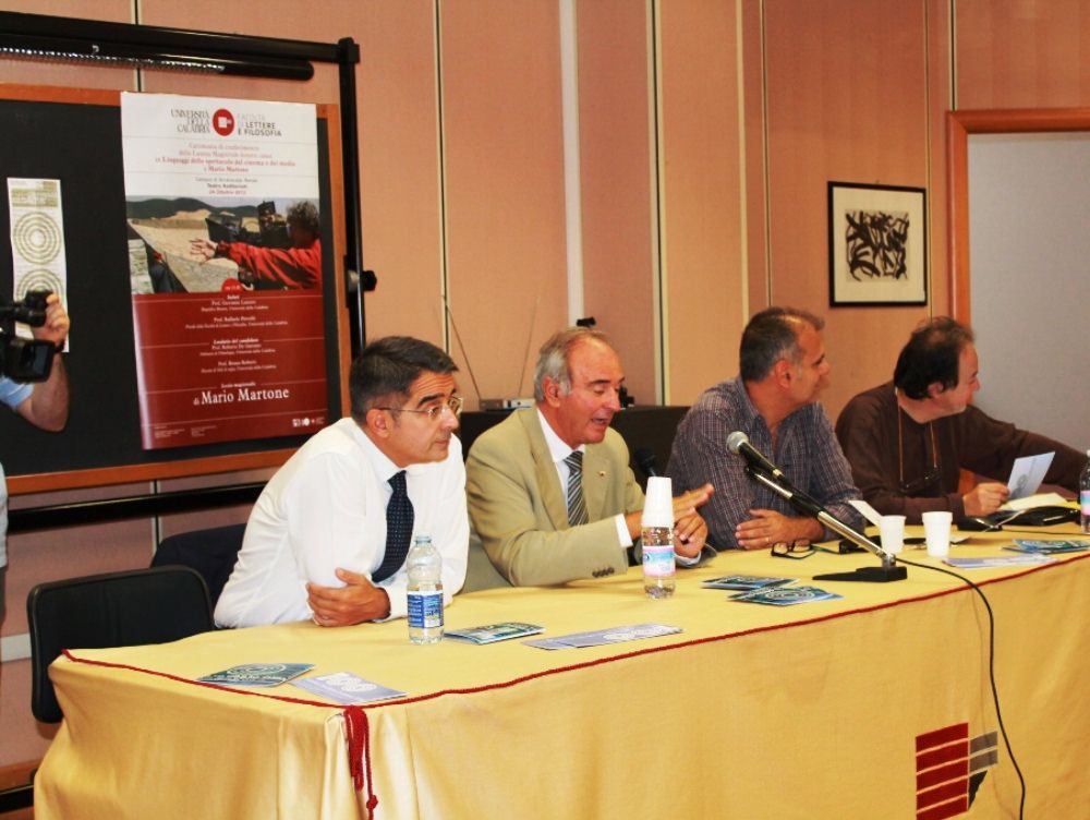 Il 24 all`Unical laurea honoris causa al regista Martone