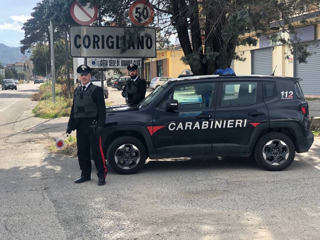 Inseguimento per le vie di Corigliano, fermati due giovani