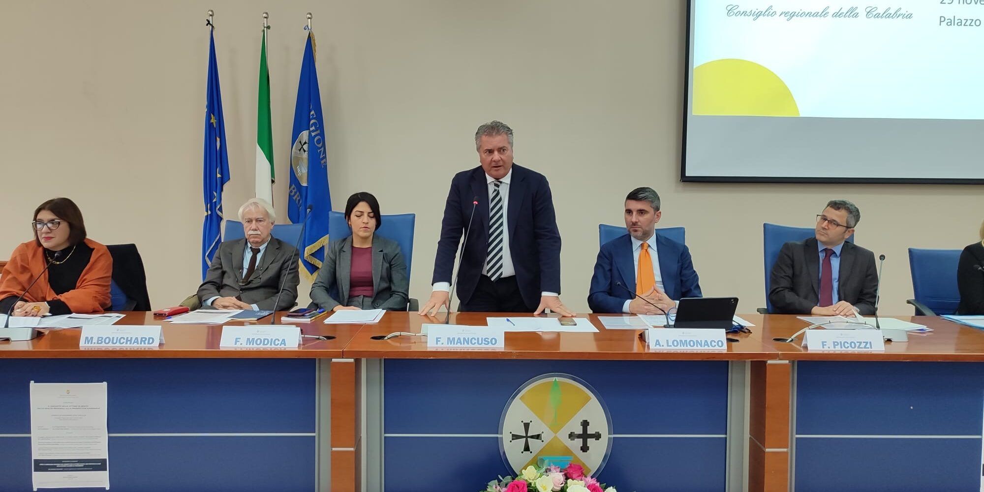 Vittime di reato, Mancuso: il Consiglio regionale ha dato una risposta concreta istituendo il Garante