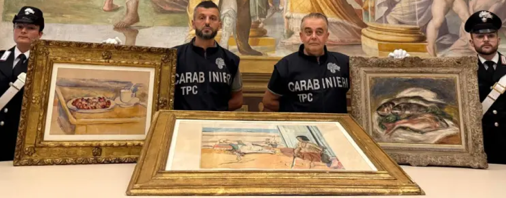 Recuperati i dipinti rubati di Cezanne, Renoir e Matisse
