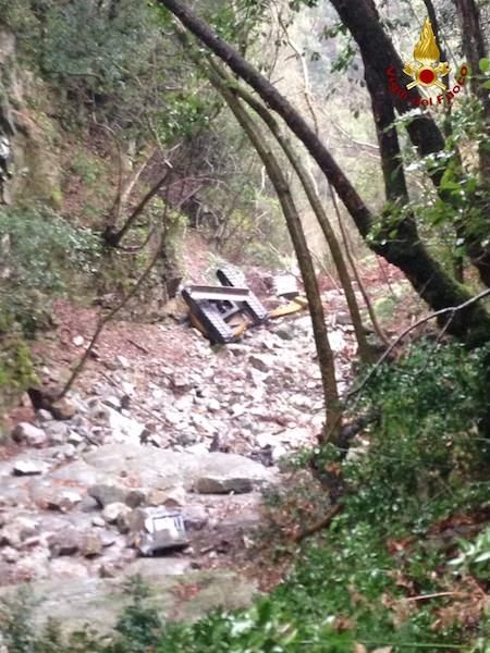 Si ribalta escavatore, un ferito grave