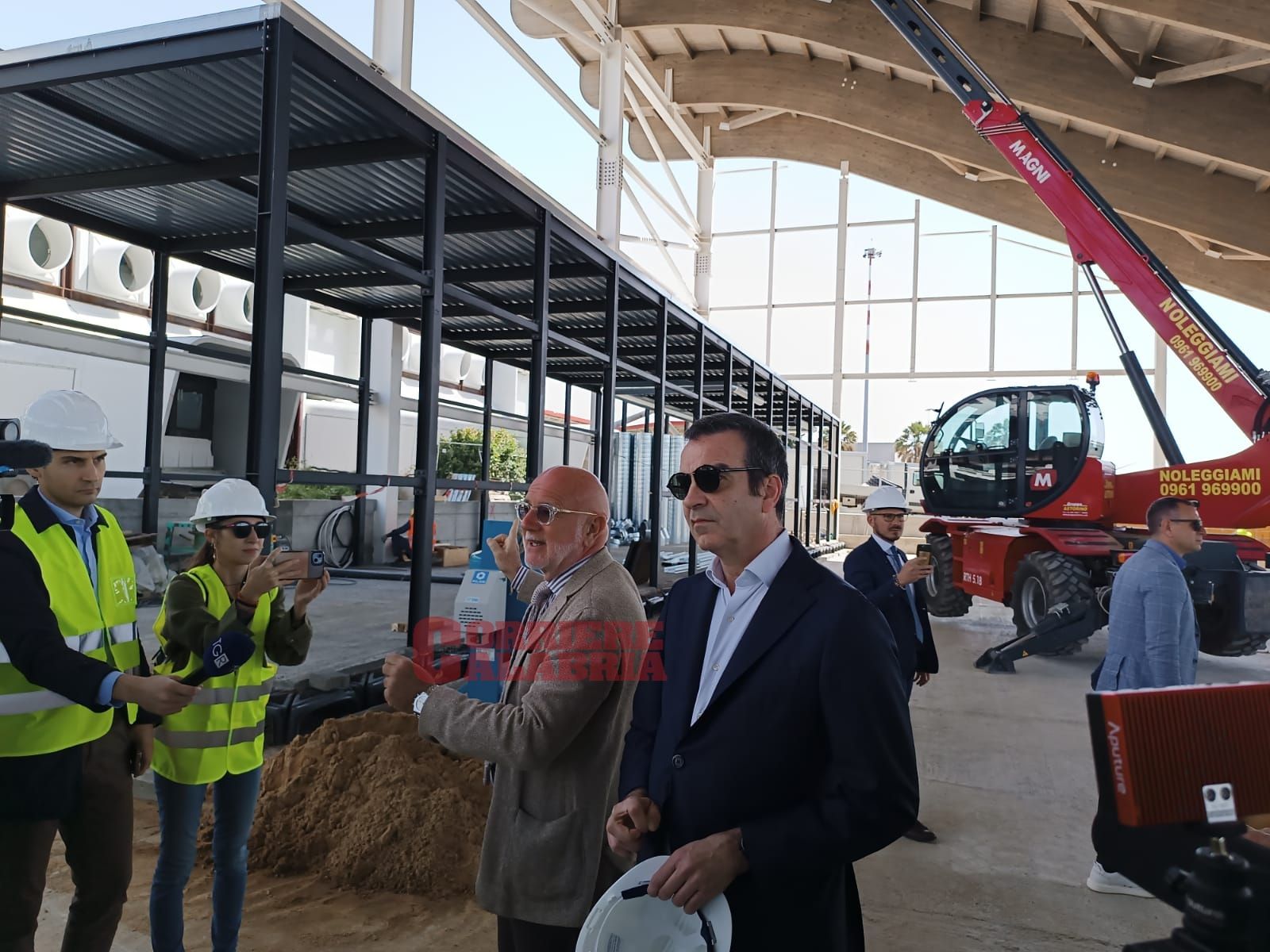 Nuovo aeroporto di Lamezia, Occhiuto e Franchini: «A giugno la fine dei lavori. 5 milioni di euro di investimenti» – VIDEO