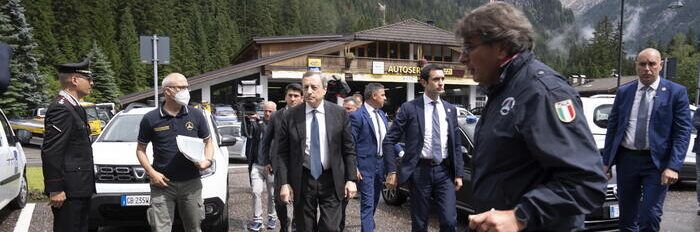 Tragedia sulla Marmolada, Draghi: «Non deve più accadere»