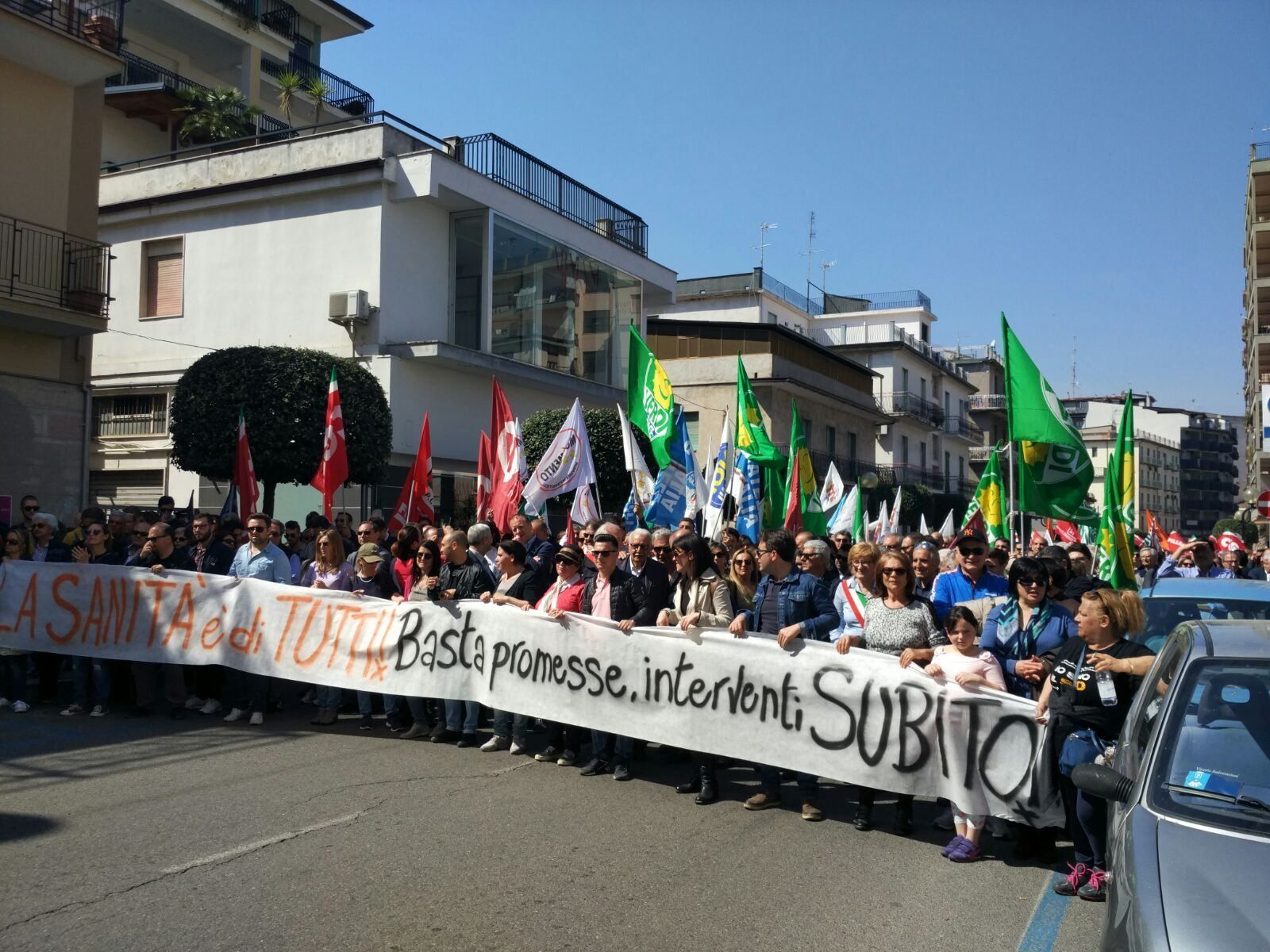 La Sibaritide manifesta per il diritto alla salute – VIDEO