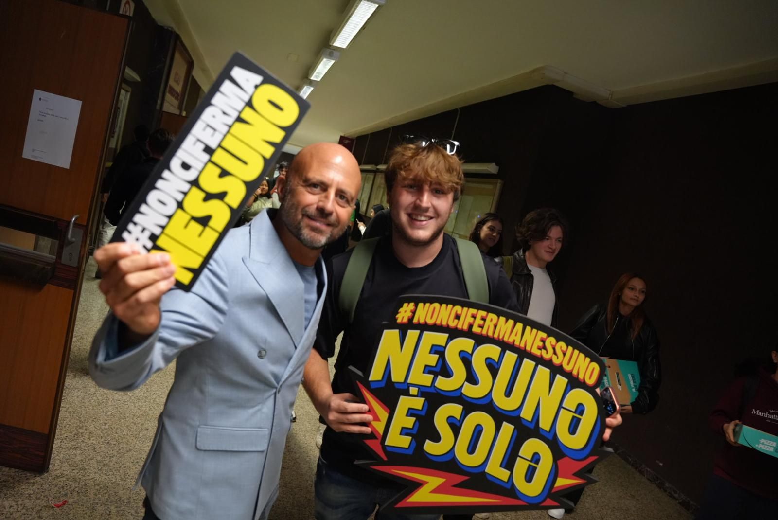 Luca Abete torna a Catanzaro con una tappa del tour motivazionale #NonCiFermaNessuno