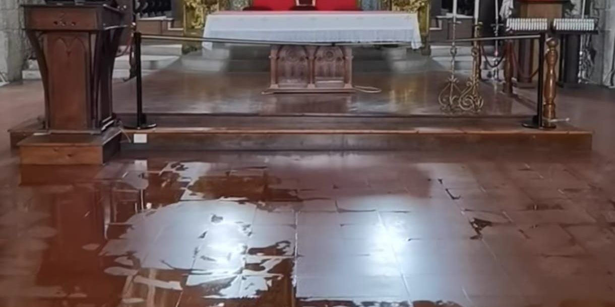 Quando piove anche nell’Abbazia florense