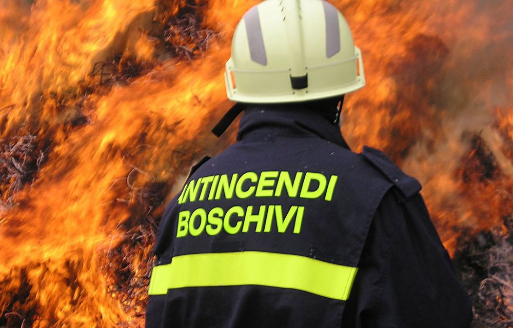 Antincendio, Protezione civile ligure in Calabria