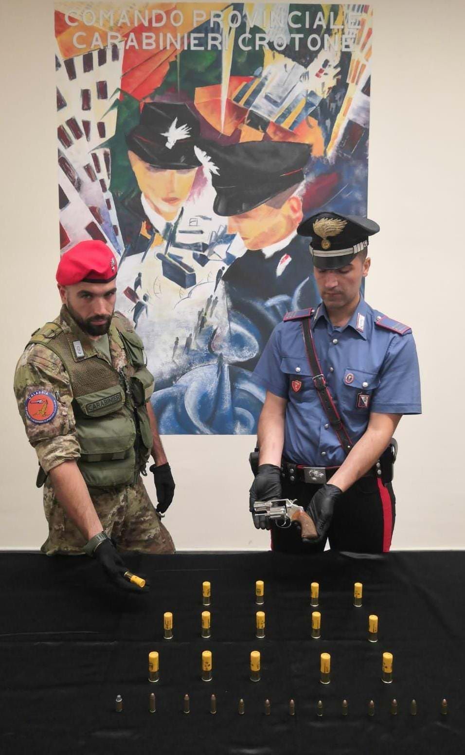 Cutro, rinvenuti in un'azienda agricola armi, munizioni ed esplosivi