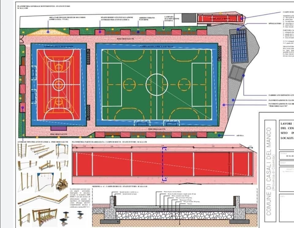 Casali del Manco, in arrivo 450mila euro per il centro sportivo