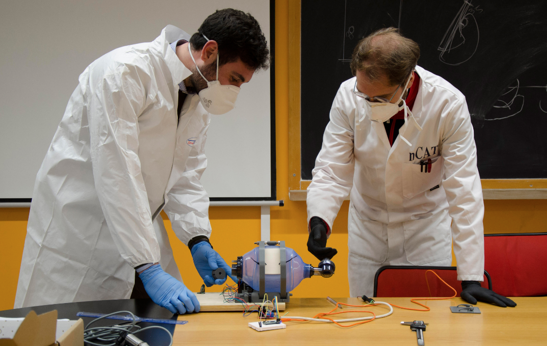 Covid, l'Unical sviluppa nuovi respiratori a palloncino