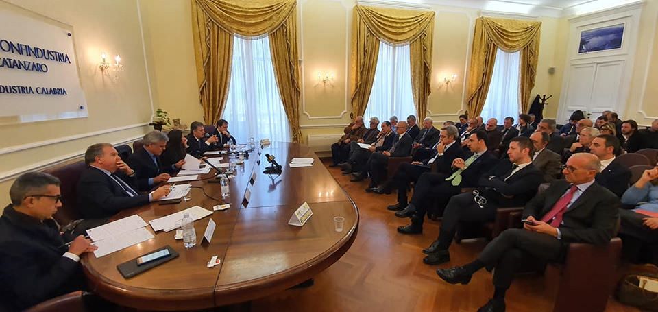 Regionali, i quattro candidati alla presenza di Unindustria Calabria