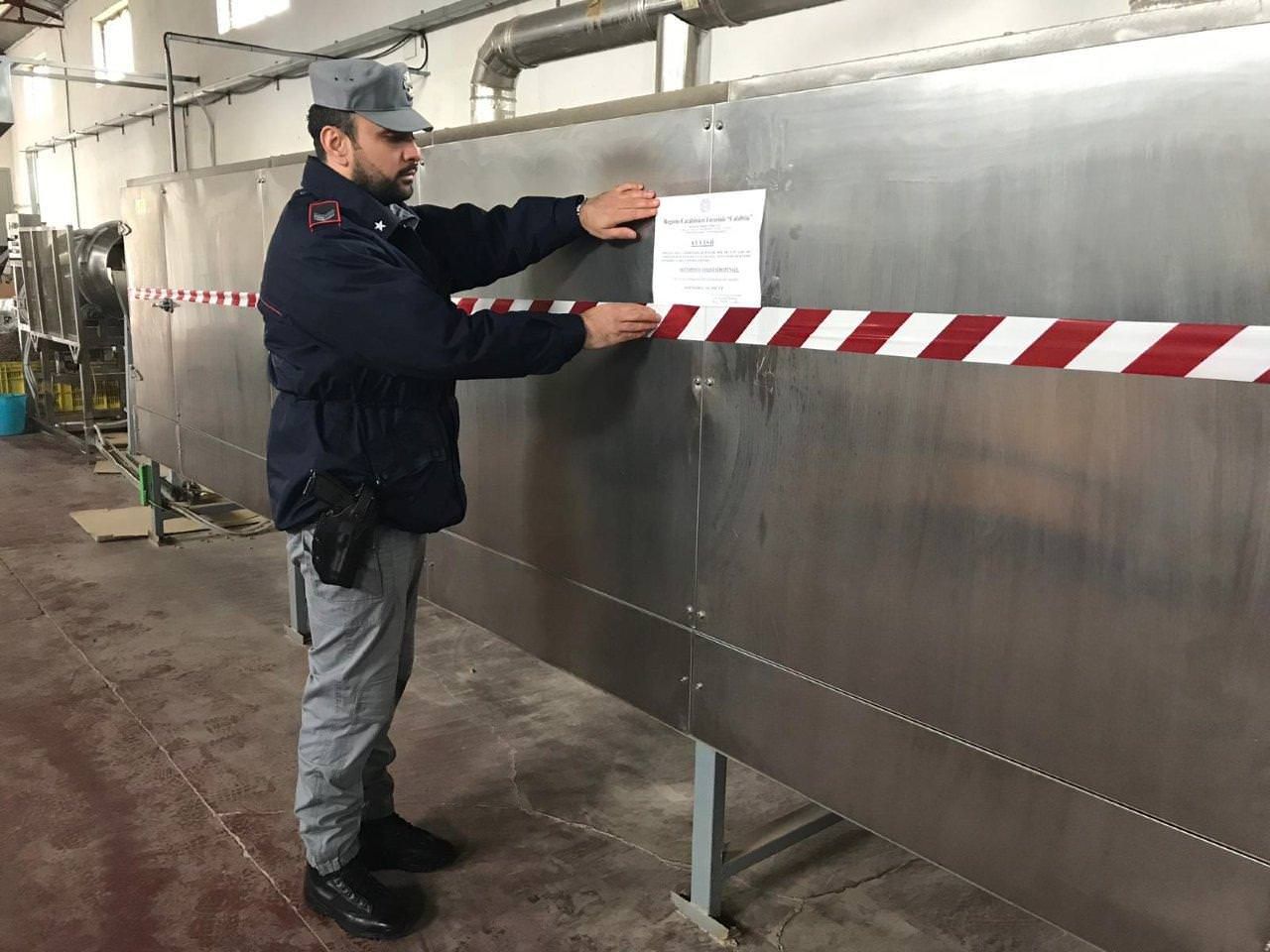 Produceva mangimi senza autorizzazioni, opificio sequestrato a Montalto