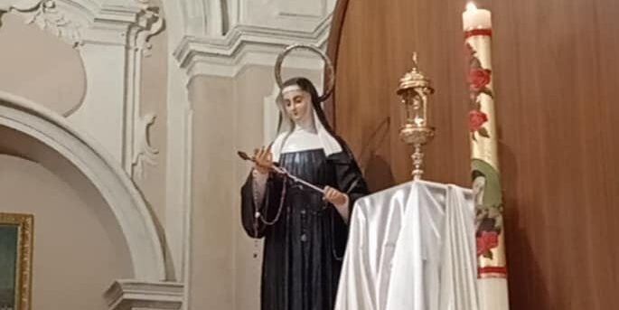 Arrivata a Cosenza la reliquia pellegrina di Santa Rita