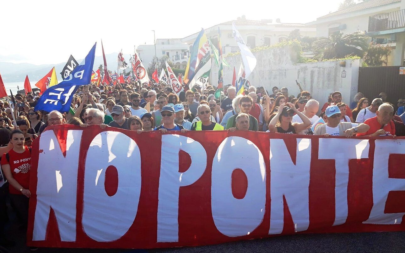 Il popolo di “No Ponte” si ritrova nel Reggino: «Saremo a Messina il 7 agosto»