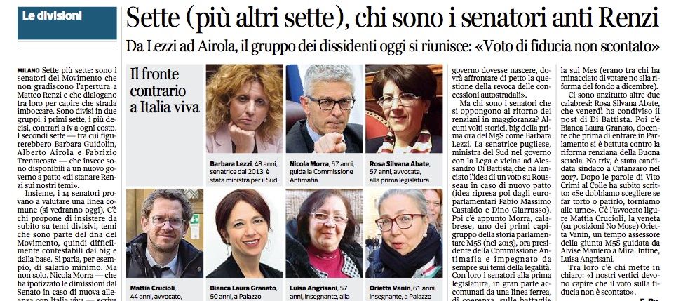 Movimento 5 Stelle, ecco la "fronda" interna calabrese