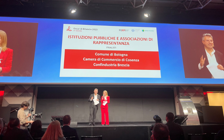 Oscar di bilancio Ferpi: la Camera di Commercio di Cosenza tra i 3 finalisti in Italia