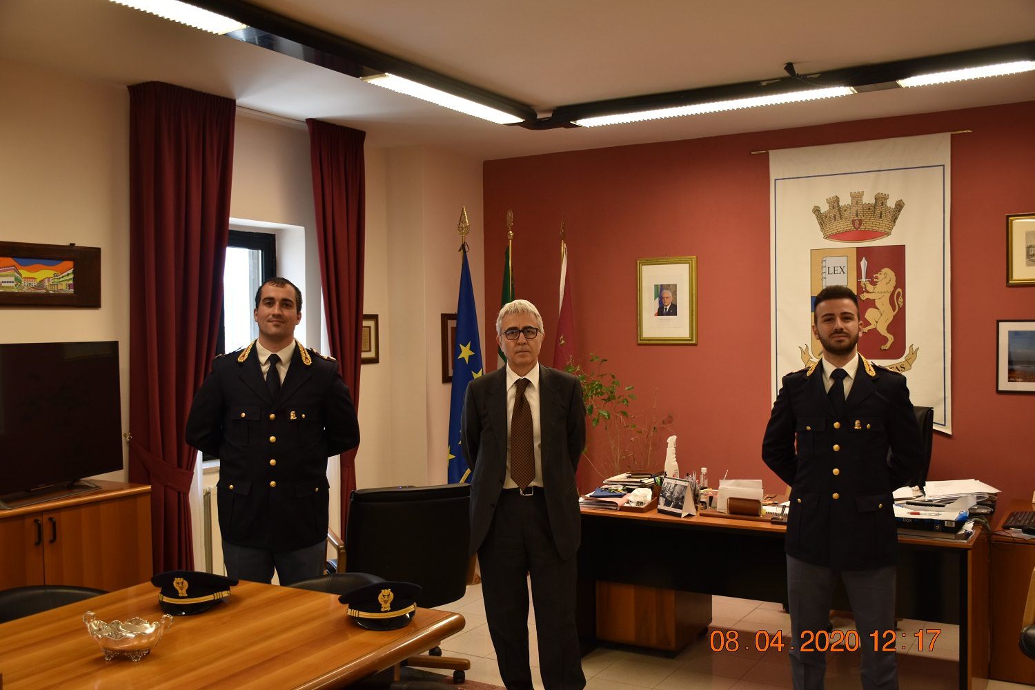 Crotone, il questore dà il benvenuto a tre nuovi commissari