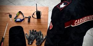 Furti a Lamezia, i carabinieri sorprendono i ladri: arrestato un 42enne (si era nascosto in un cassonetto)