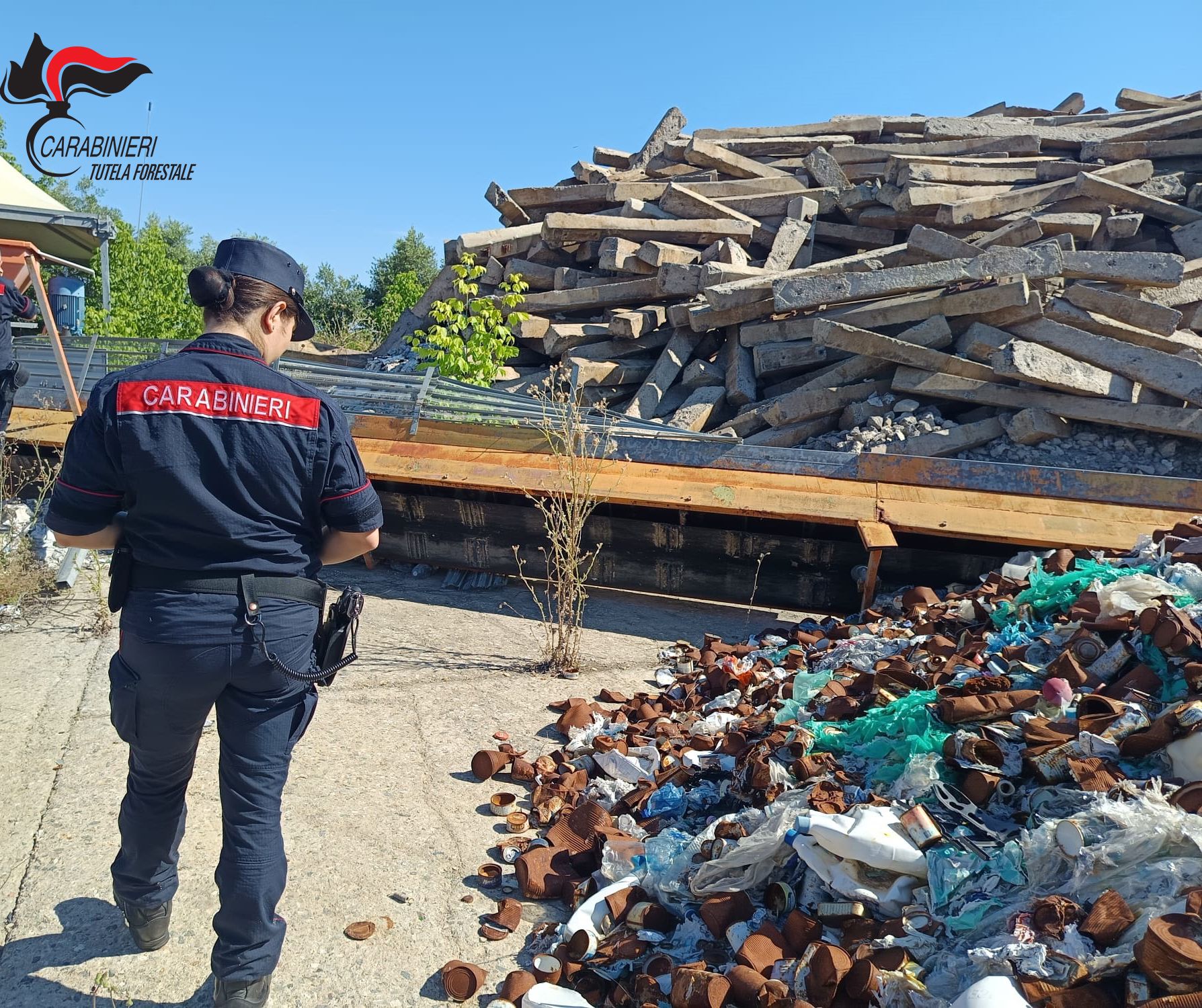 Sequestrato nel Cosentino un impianto di stoccaggio rifiuti – FOTO