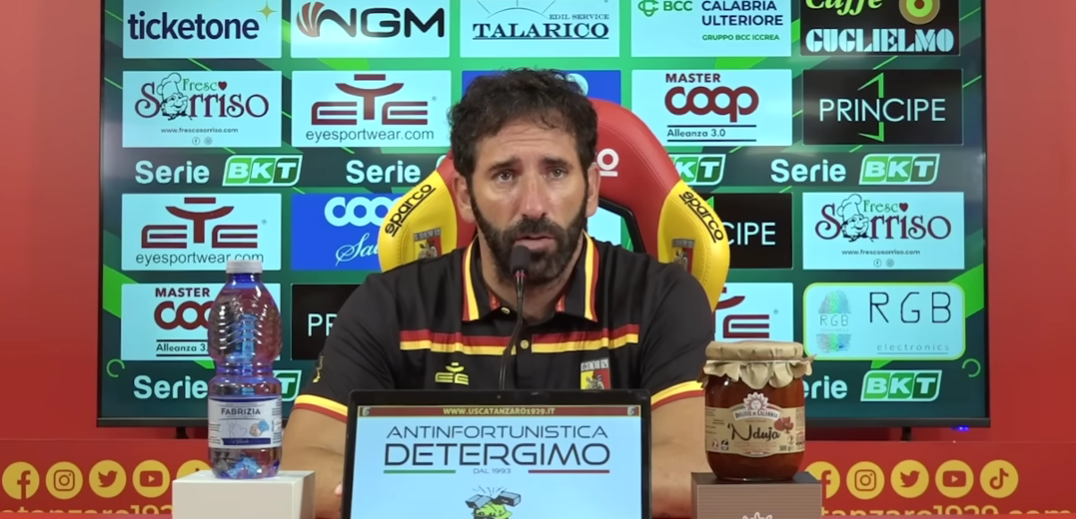 Catanzaro, Caserta: «A Cesena bisognerà cambiare qualche elemento»