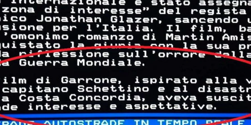 La svista di Televideo: “Io Capitano” di Garrone diventa un film su Schettino…