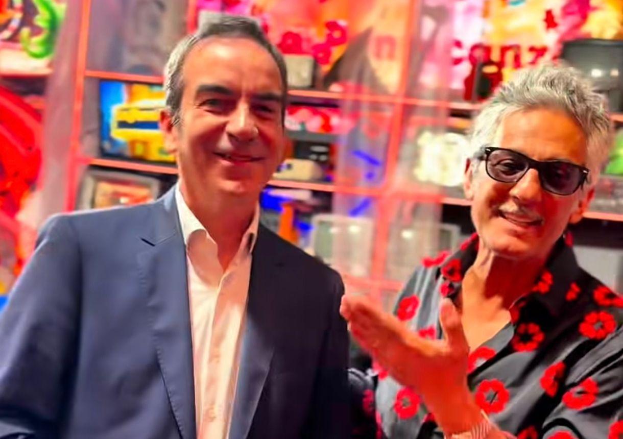 Fiorello e Amadeus insieme ad Occhiuto: «Un saluto ai nostri cugini calabresi» – VIDEO