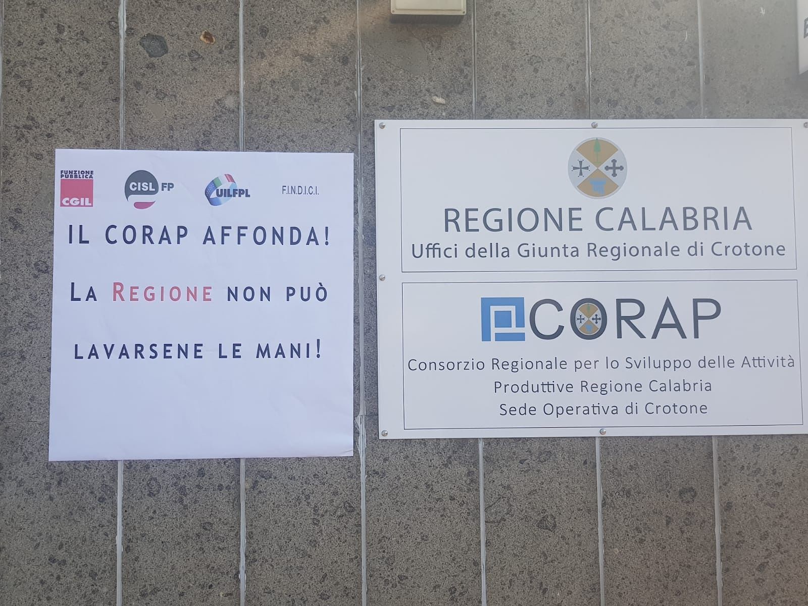 Caso Corap, sindacati contro la Regione: «Sfugge al confronto»