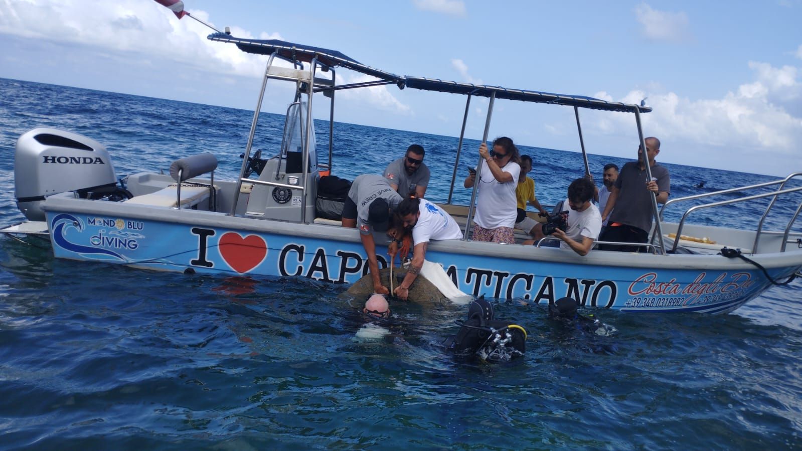 Nel Vibonese recuperati circa 250 pneumatici esausti: alcuni minacciavano la posidonia oceanica in mare