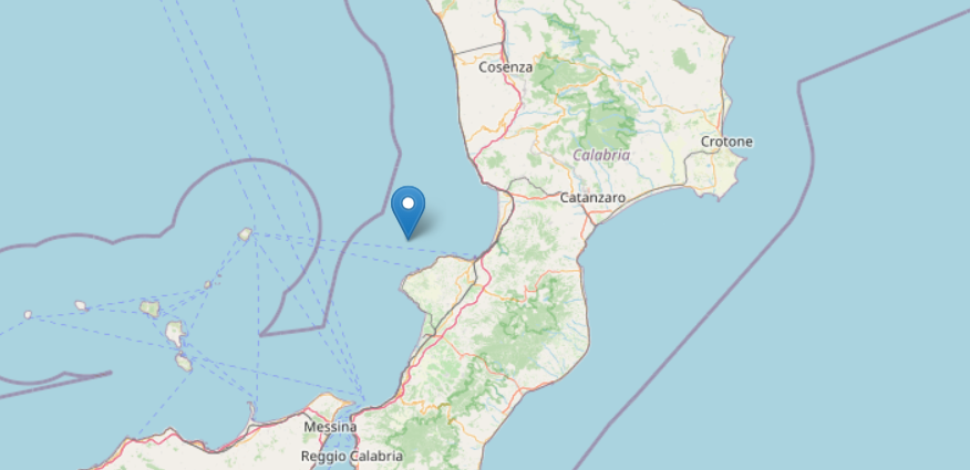 Terremoto sulla costa calabra, due scosse in poche ore
