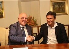 Zanetti ricevuto a Palazzo Alemanni