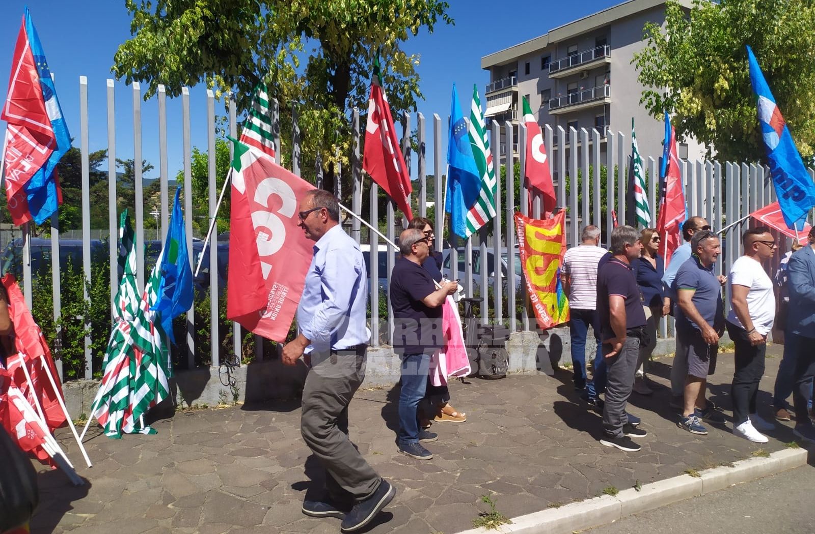 Precarietà e incertezza, a Cosenza la protesta dei tirocinanti – FOTO E VIDEO