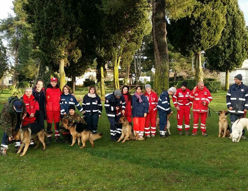La Croce rossa di Vibo si dota di un'Unità cinofila