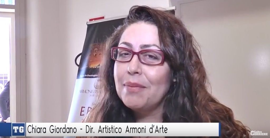 Chiara Giordano presenta l'edizione 2018 di Armonie d'Arte