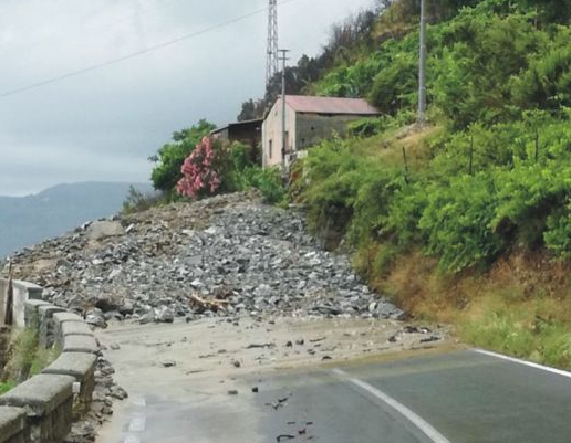 Maltempo: danni nel Reggino, frana tra Scilla e Bagnara