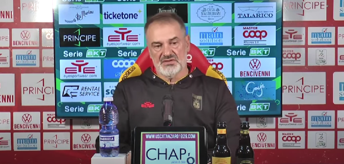 Il rammarico di Vivarini: «Quando lo stadio è pieno non riusciamo a fare cose straordinarie»