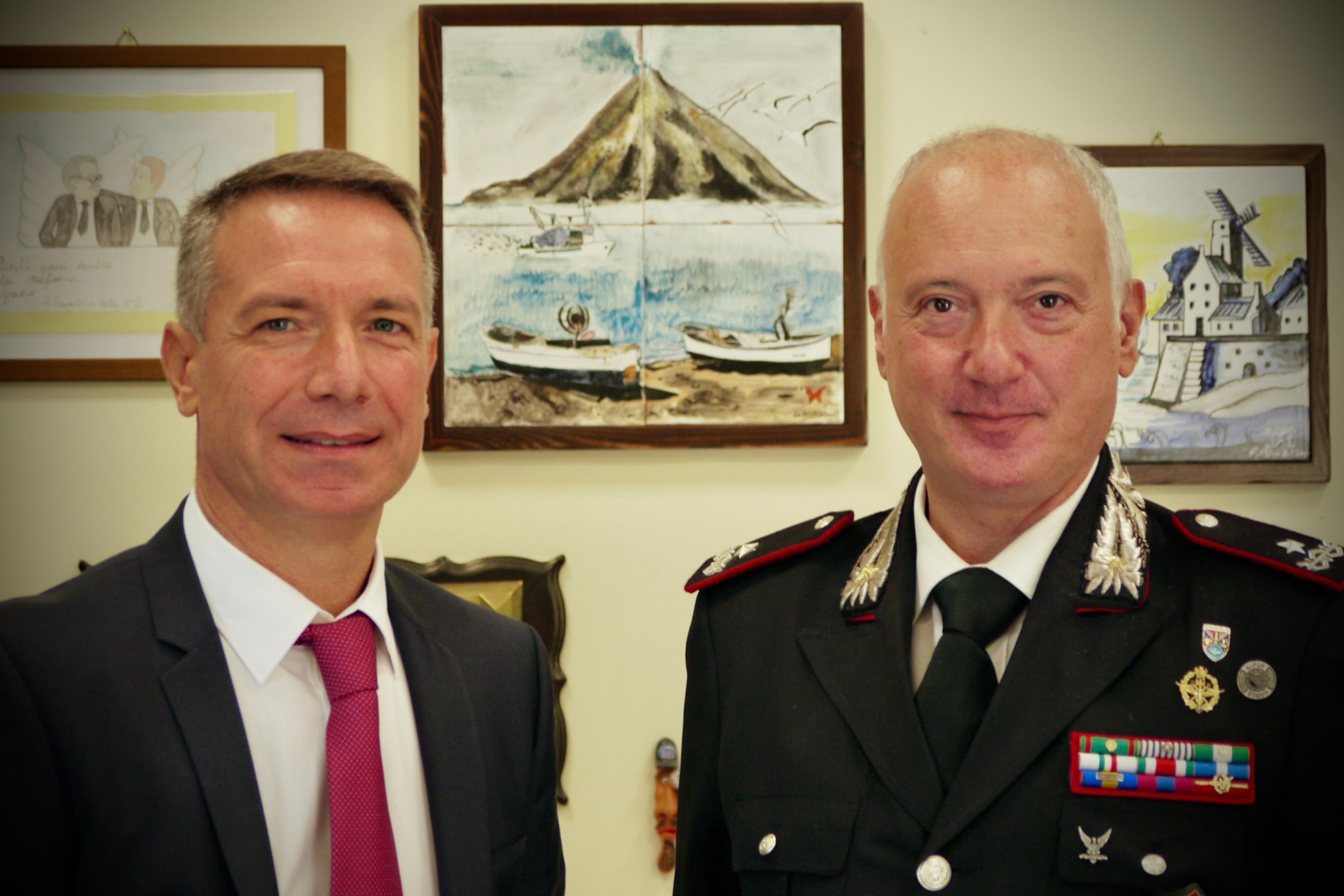 Vibo, il generale Salsano: «L’essere comandante si guadagna sul campo ogni giorno»