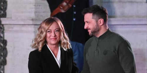 La premier Meloni incontra Zelensky a Roma